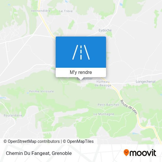 Chemin Du Fangeat plan