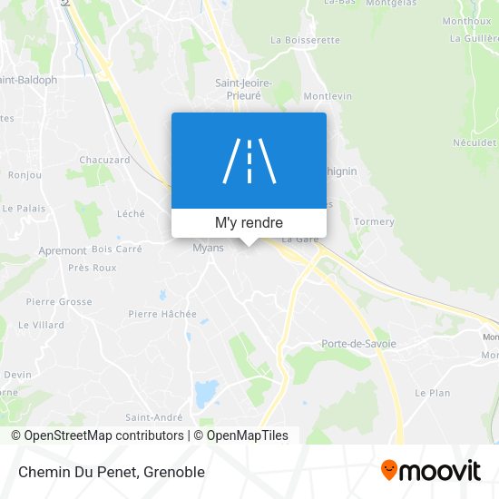 Chemin Du Penet plan