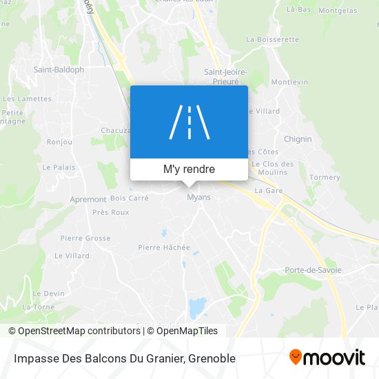 Impasse Des Balcons Du Granier plan