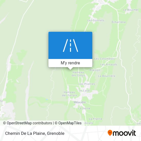 Chemin De La Plaine plan
