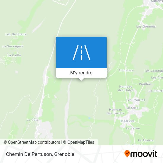 Chemin De Pertuson plan