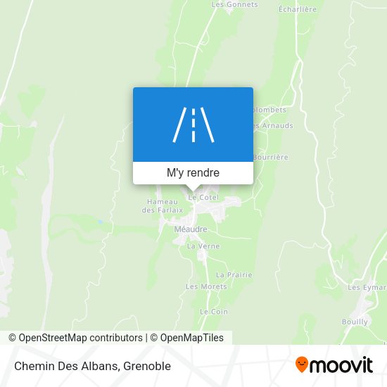 Chemin Des Albans plan