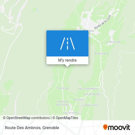 Route Des Ambrois plan