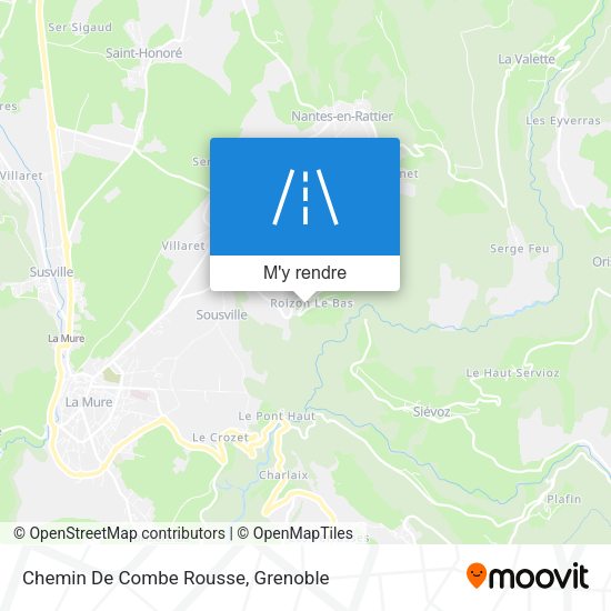Chemin De Combe Rousse plan