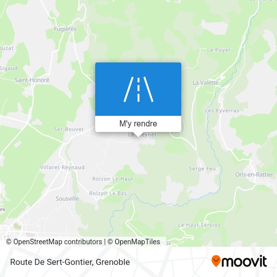 Route De Sert-Gontier plan