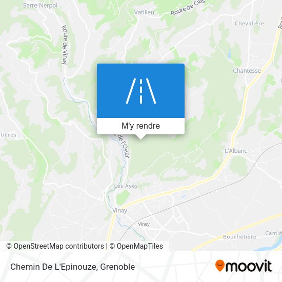 Chemin De L'Epinouze plan
