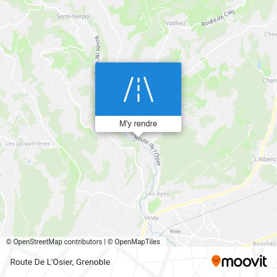 Route De L'Osier plan