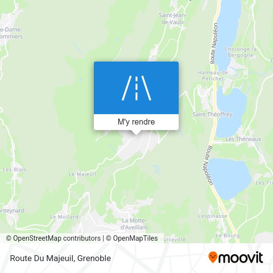 Route Du Majeuil plan