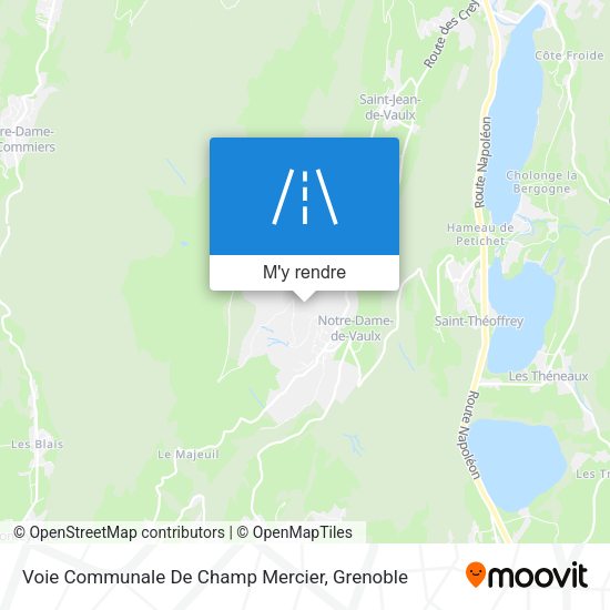 Voie Communale De Champ Mercier plan