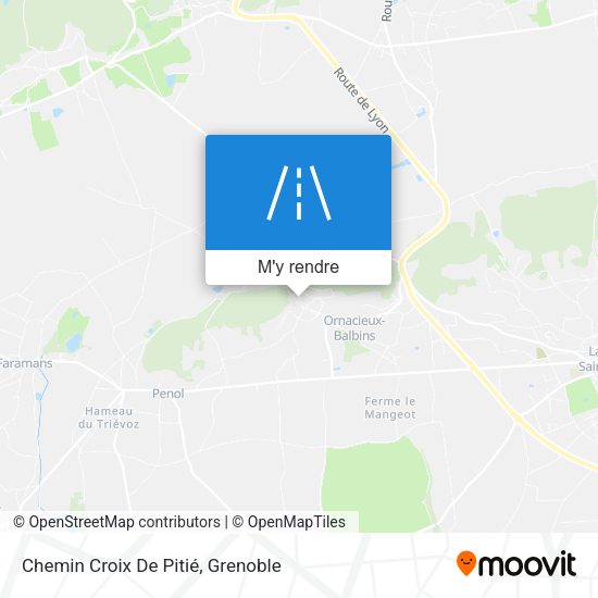 Chemin Croix De Pitié plan