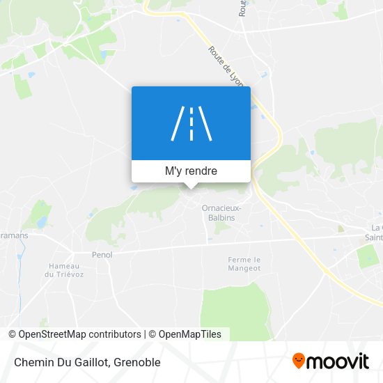 Chemin Du Gaillot plan