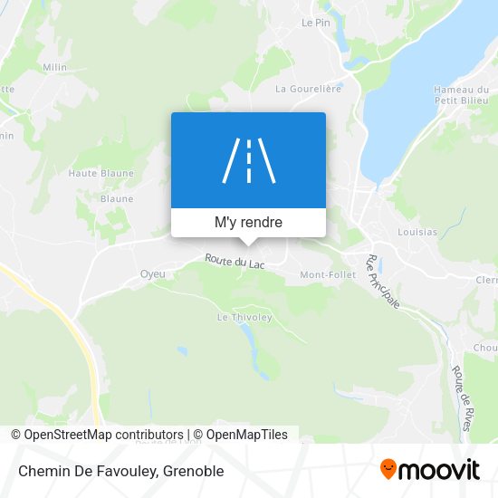 Chemin De Favouley plan