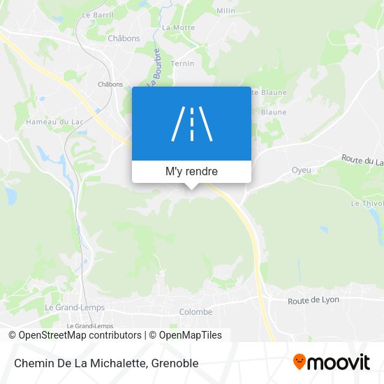 Chemin De La Michalette plan