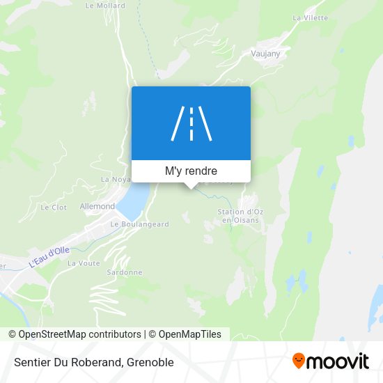 Sentier Du Roberand plan
