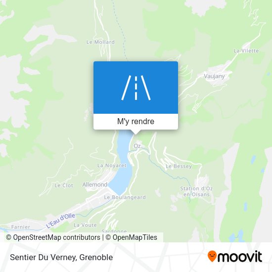 Sentier Du Verney plan