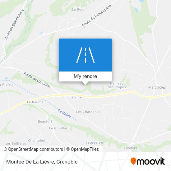 Montée De La Lièvre plan