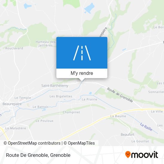 Route De Grenoble plan