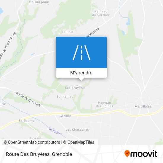 Route Des Bruyères plan
