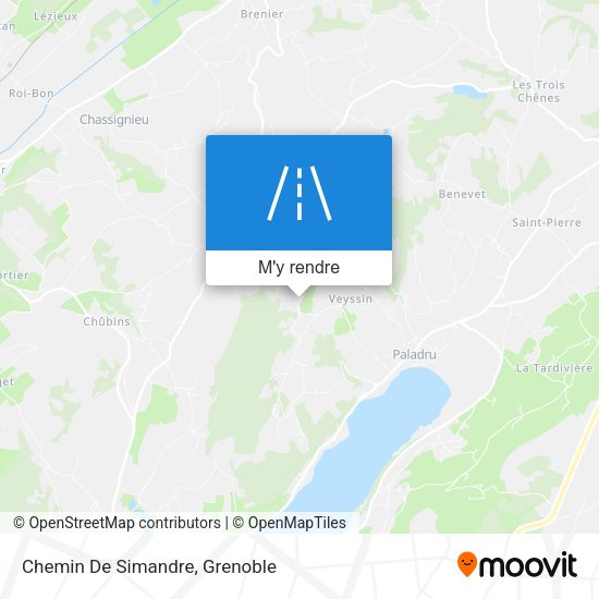Chemin De Simandre plan