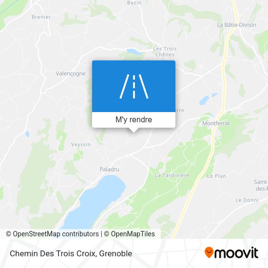 Chemin Des Trois Croix plan