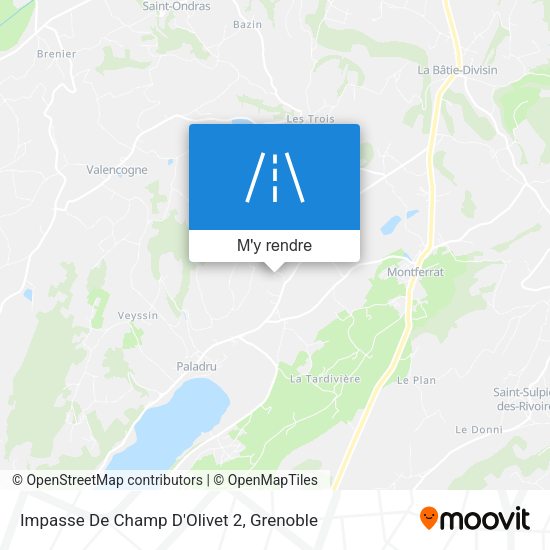 Impasse De Champ D'Olivet 2 plan