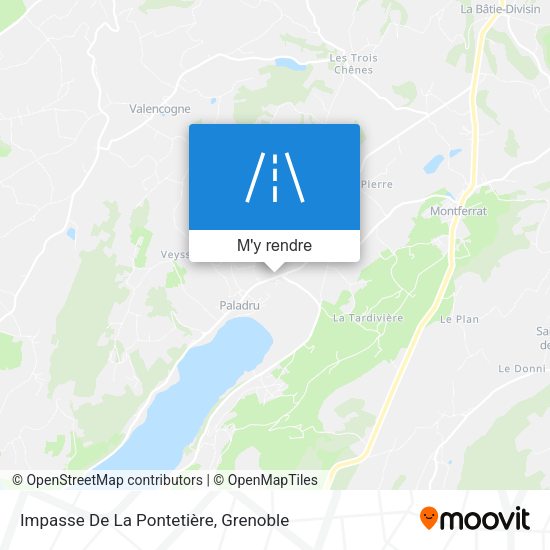Impasse De La Pontetière plan