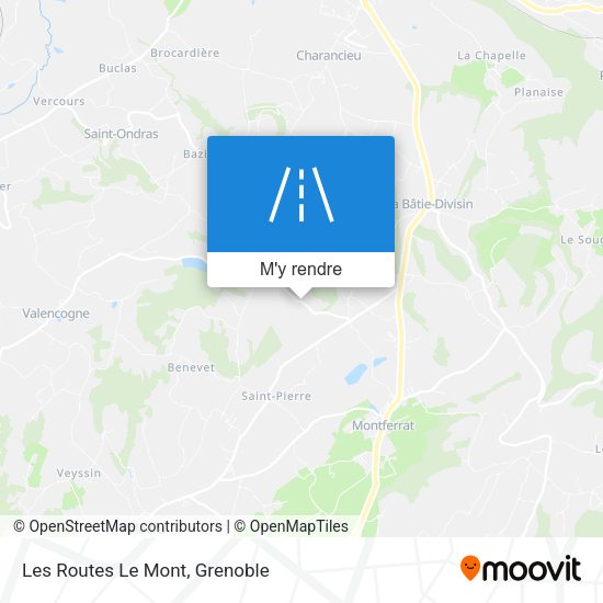 Les Routes Le Mont plan