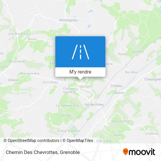 Chemin Des Chevrottes plan
