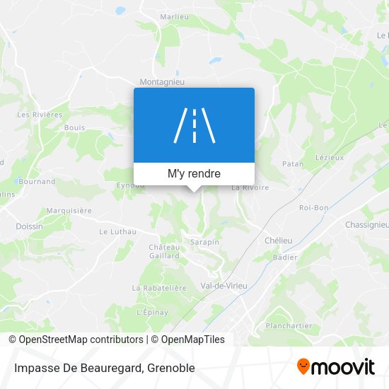 Impasse De Beauregard plan