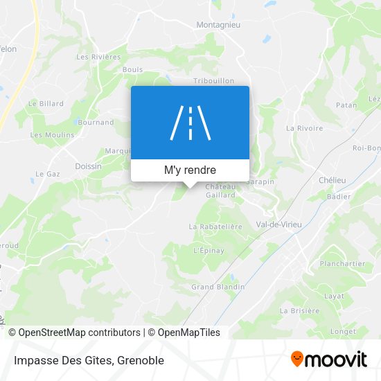 Impasse Des Gîtes plan