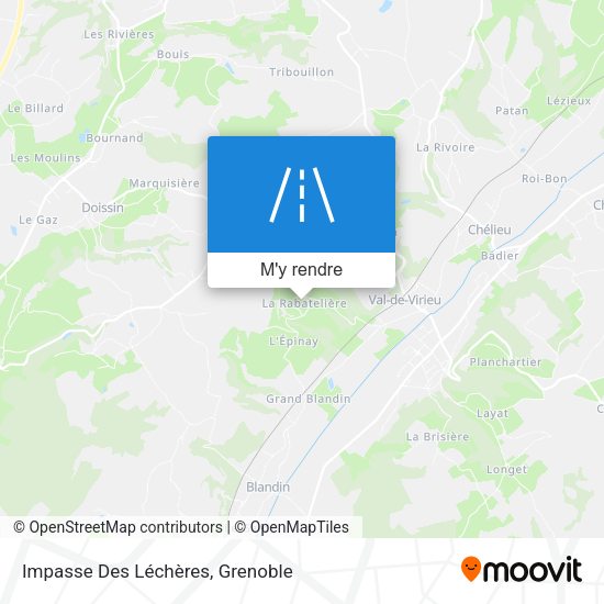 Impasse Des Léchères plan