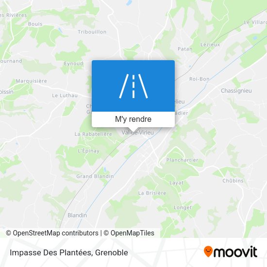 Impasse Des Plantées plan
