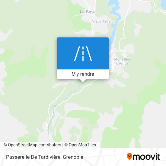 Passerelle De Tardivière plan