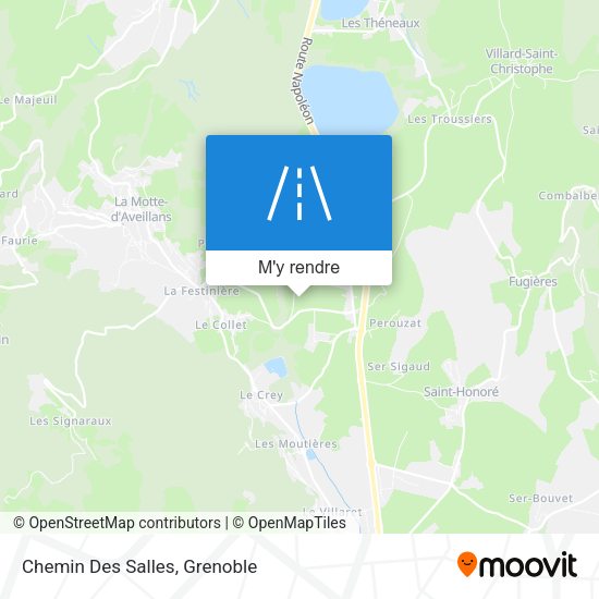 Chemin Des Salles plan