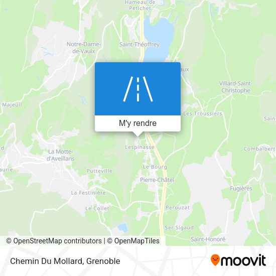 Chemin Du Mollard plan