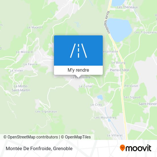 Montée De Fonfroide plan