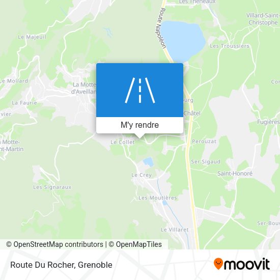 Route Du Rocher plan