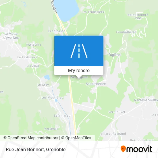 Rue Jean Bonnoit plan