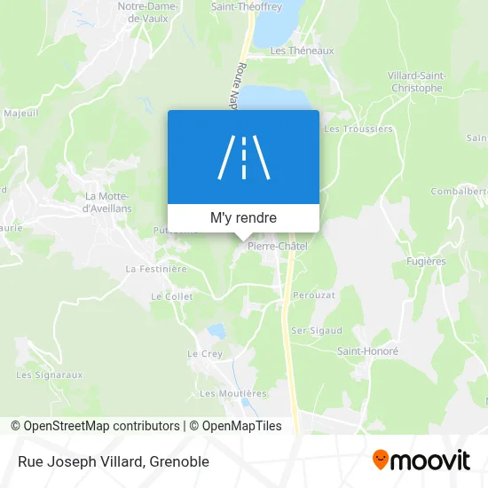 Rue Joseph Villard plan