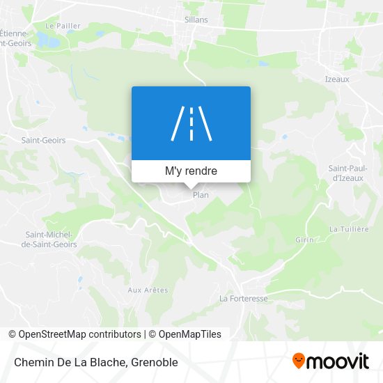 Chemin De La Blache plan