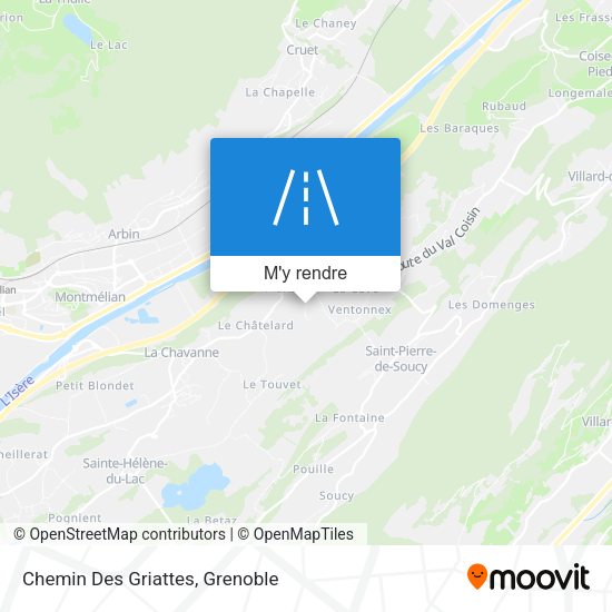 Chemin Des Griattes plan