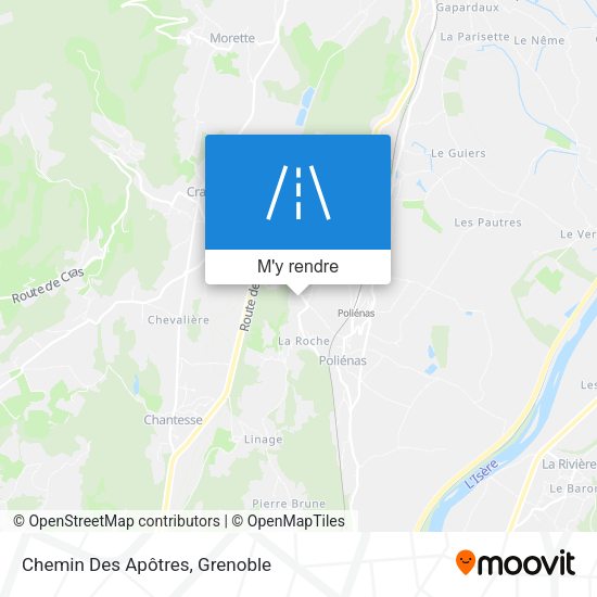 Chemin Des Apôtres plan