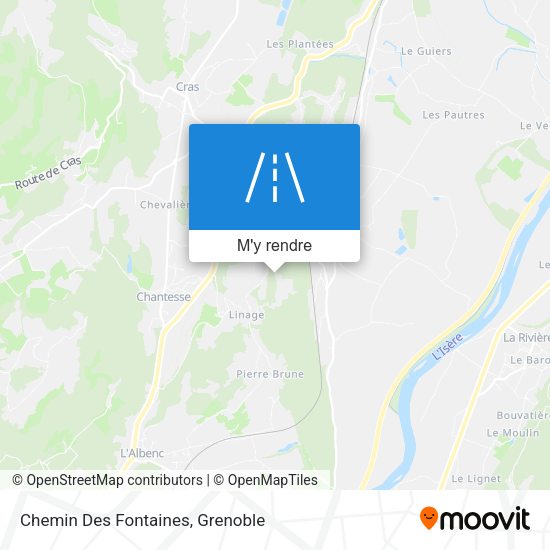 Chemin Des Fontaines plan