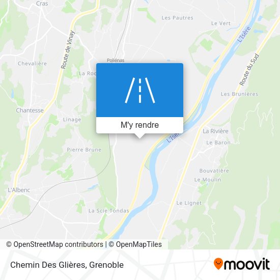 Chemin Des Glières plan