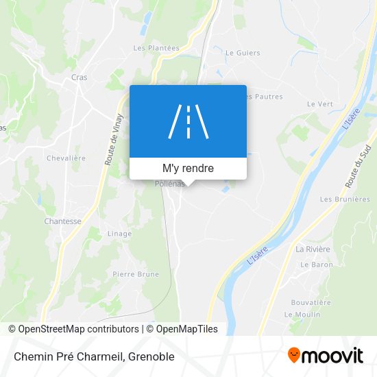 Chemin Pré Charmeil plan