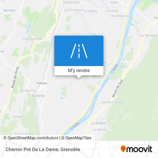 Chemin Pré De La Dame plan