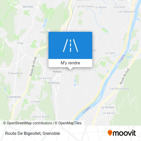 Route De Bigeollet plan