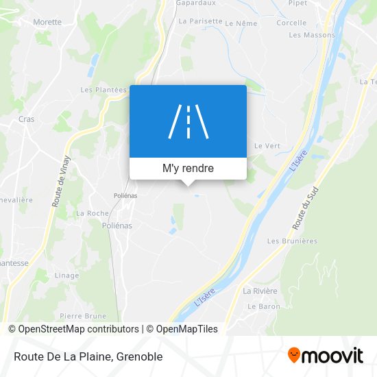 Route De La Plaine plan