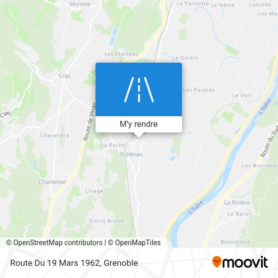 Route Du 19 Mars 1962 plan