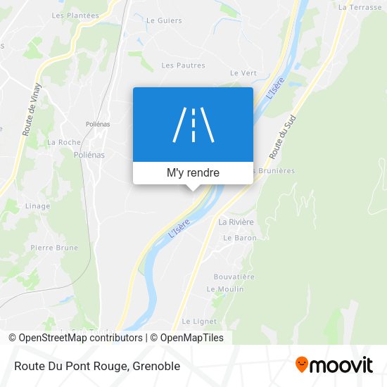 Route Du Pont Rouge plan